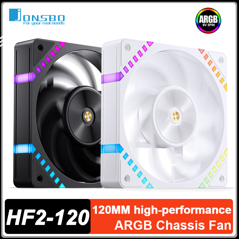 Pc Gaming Jonsbo - JONSBO HF2-120 120 มม. ARGB พัดลมเคส