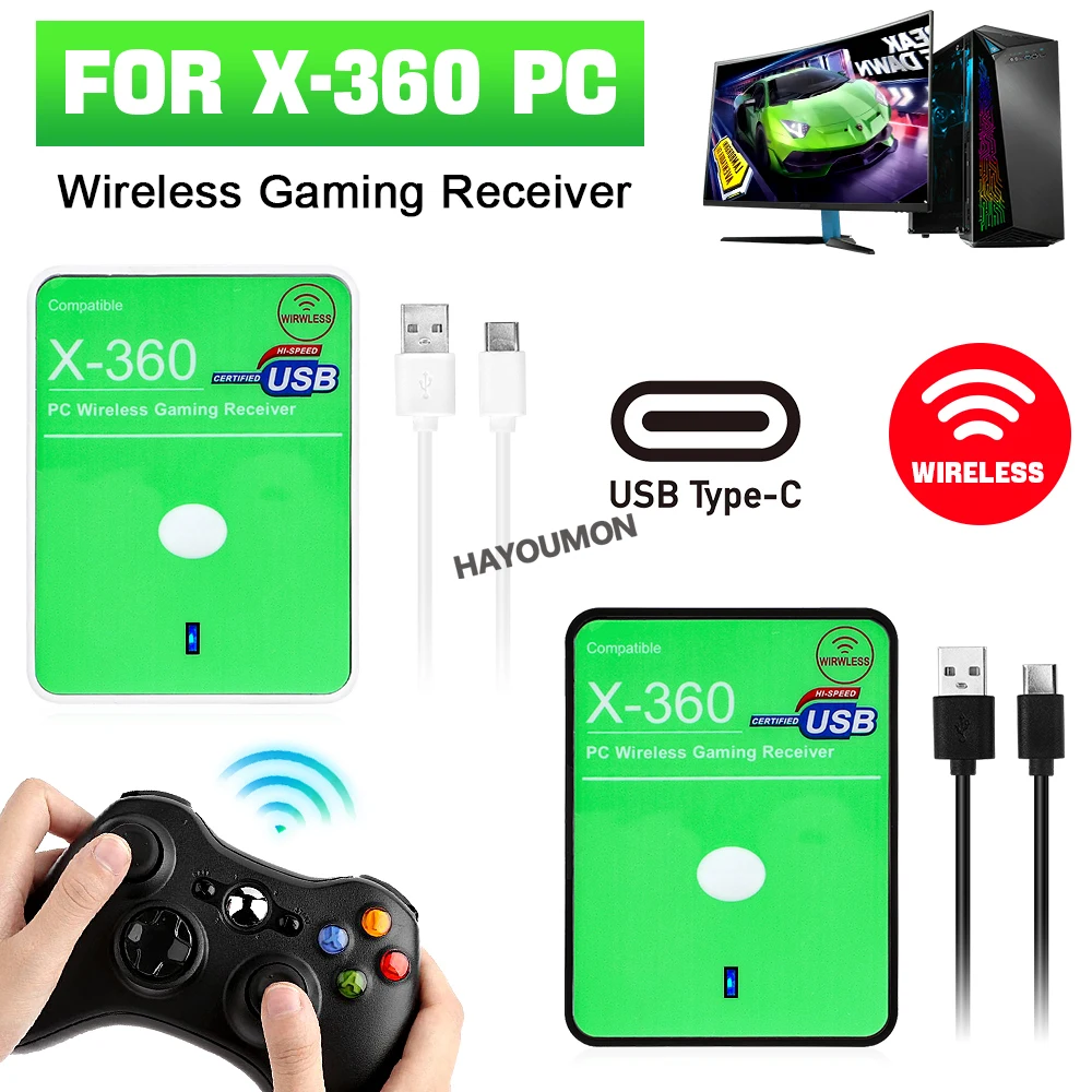 Pc Gaming Windows 7 - ตัวรับสัญญาณเกมไร้สาย USB คอนโทรลเลอร์ เกมแพด ตัวแปลงสัญญาณ อะแดปเตอร์พีซี