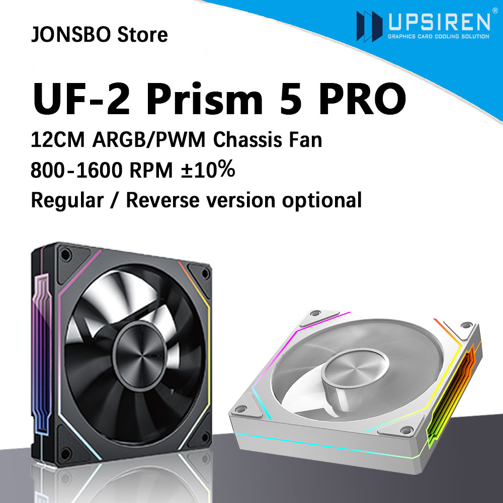 Argb Case Fan - UPSIREN UF-2 PRISM 5 PRO 12