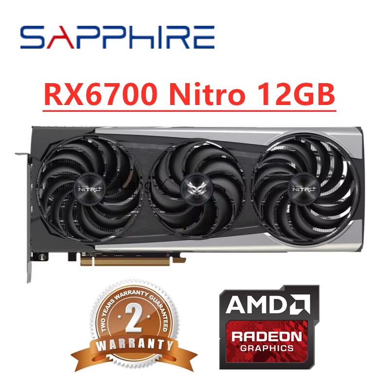 Pc Gaming Ff - การ์ดจอ GPU Sapphire RX 6700 XT