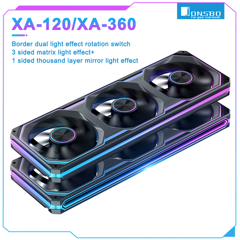 Argb Case Fan - พัดลมเคสคอมพิวเตอร์ JONSBO XA-120 XA-240 XA-360 ขนาด