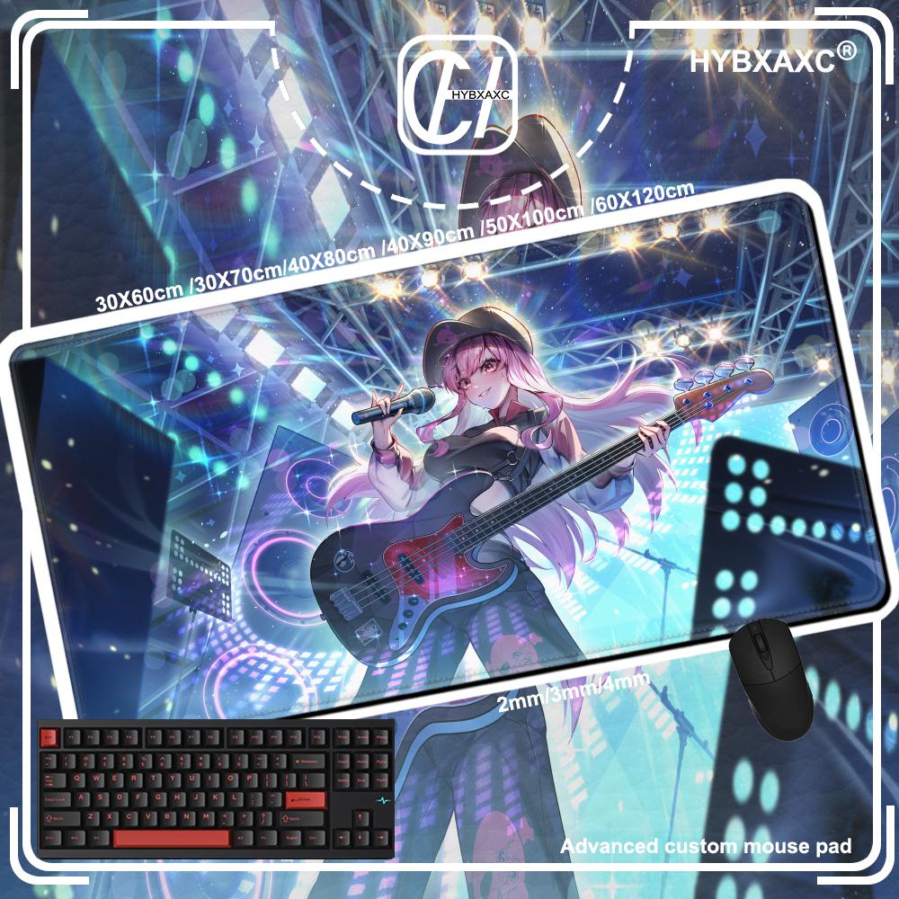 Pc Gaming Pink - แผ่นรองเมาส์พีซี คาวาอิ โมริ คาลิโอเปแผ่นรองเมาส์เดสก์ท็อปแล็ปท็อปอะนิเมะสาวเกมเมอร์ แคบINET คีย์บอร์ดแพด