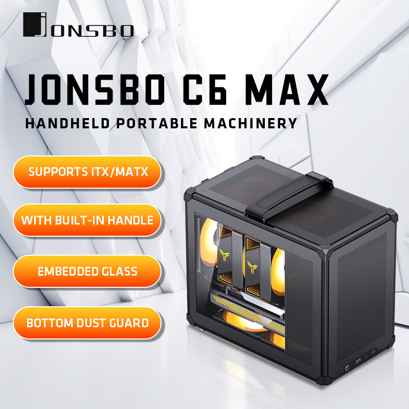 Pc Gaming Jonsbo - เคส JONSBO C6 MAX Mesh Handle