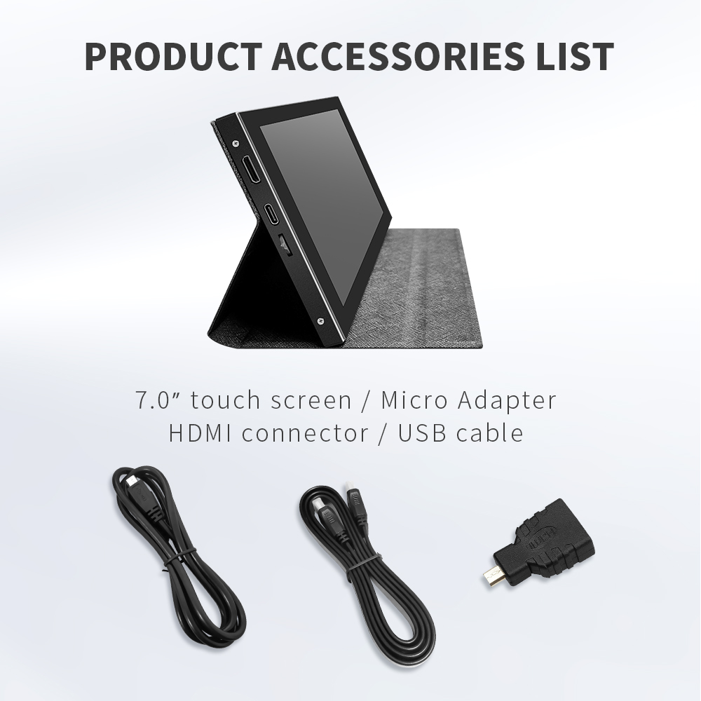 Pc Gaming Fullset - 7 นิ้วหน้าจอสัมผัส LCD IPS 1024x600 Full