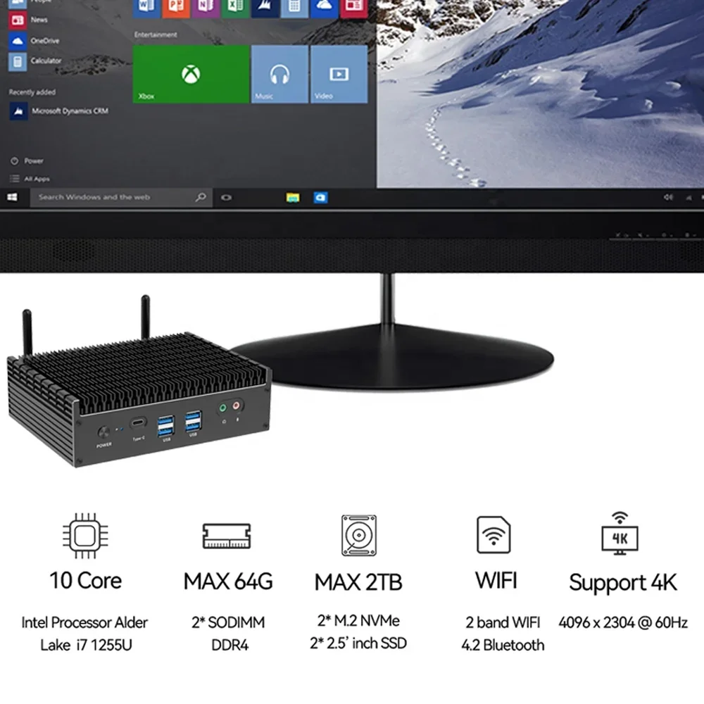 มินิพีซีเกมมิ่งไร้พัดลมรุ่นใหม - Pc Gaming I3 บทวิจารณ์และราคา