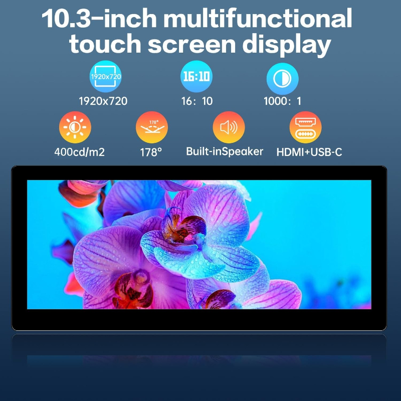 จอภาพสัมผัสขนาดเล็ก 10.3 นิ้ว  - Imac Gaming Pc บทวิจารณ์และราคา