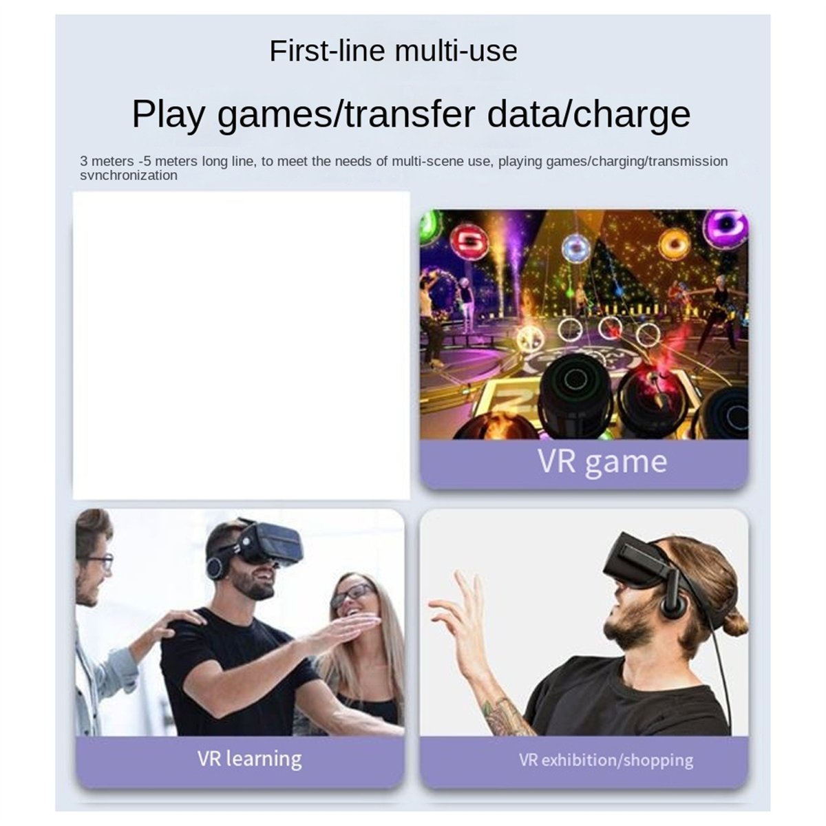 สายเคเบิล 16FTLink สำหรับ Ques - Pc Gaming Vr Headset บทวิจารณ์และราคา