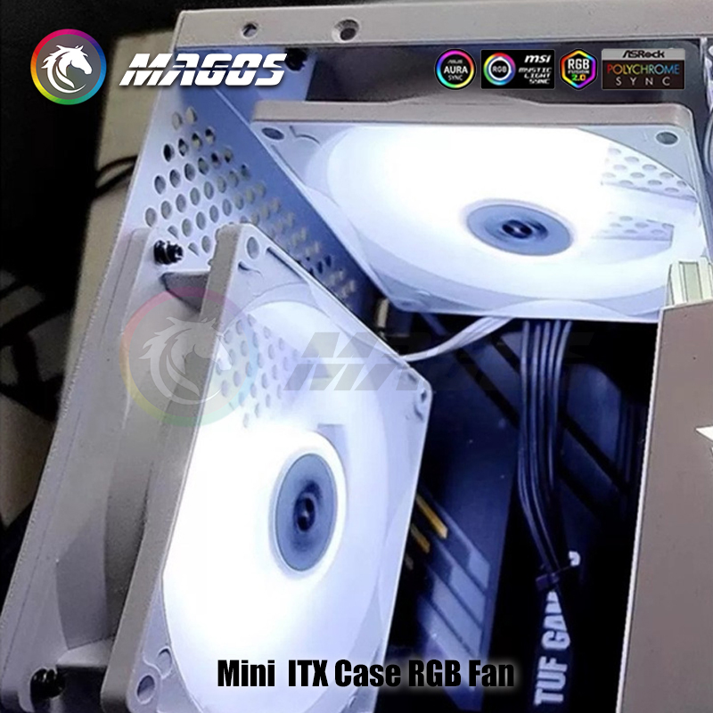 Mini ITX กรณี ARGB พัดลม 8 ซม. - Argb Case Fan บทวิจารณ์และราคา