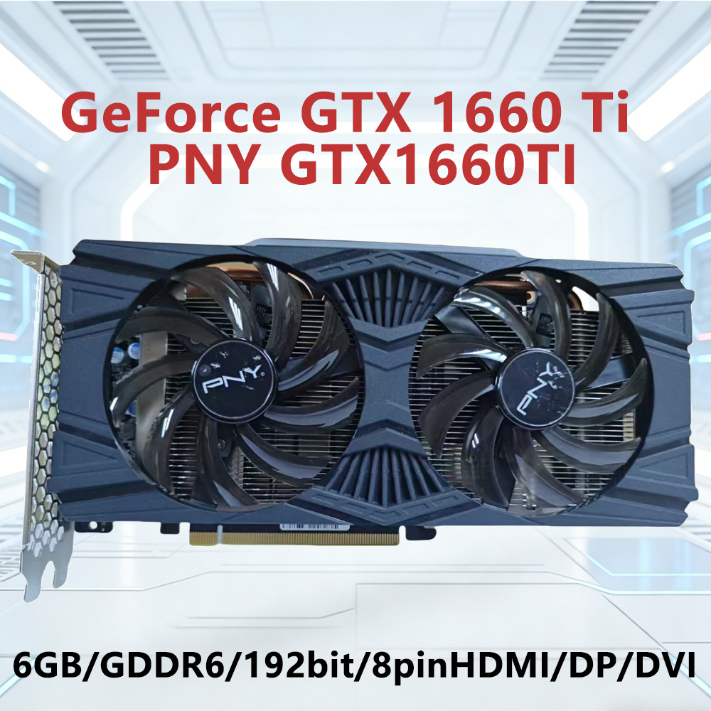 PNY GeForce GTX 1660 Ti 6GB GD - Pc Gaming Ff บทวิจารณ์และราคา