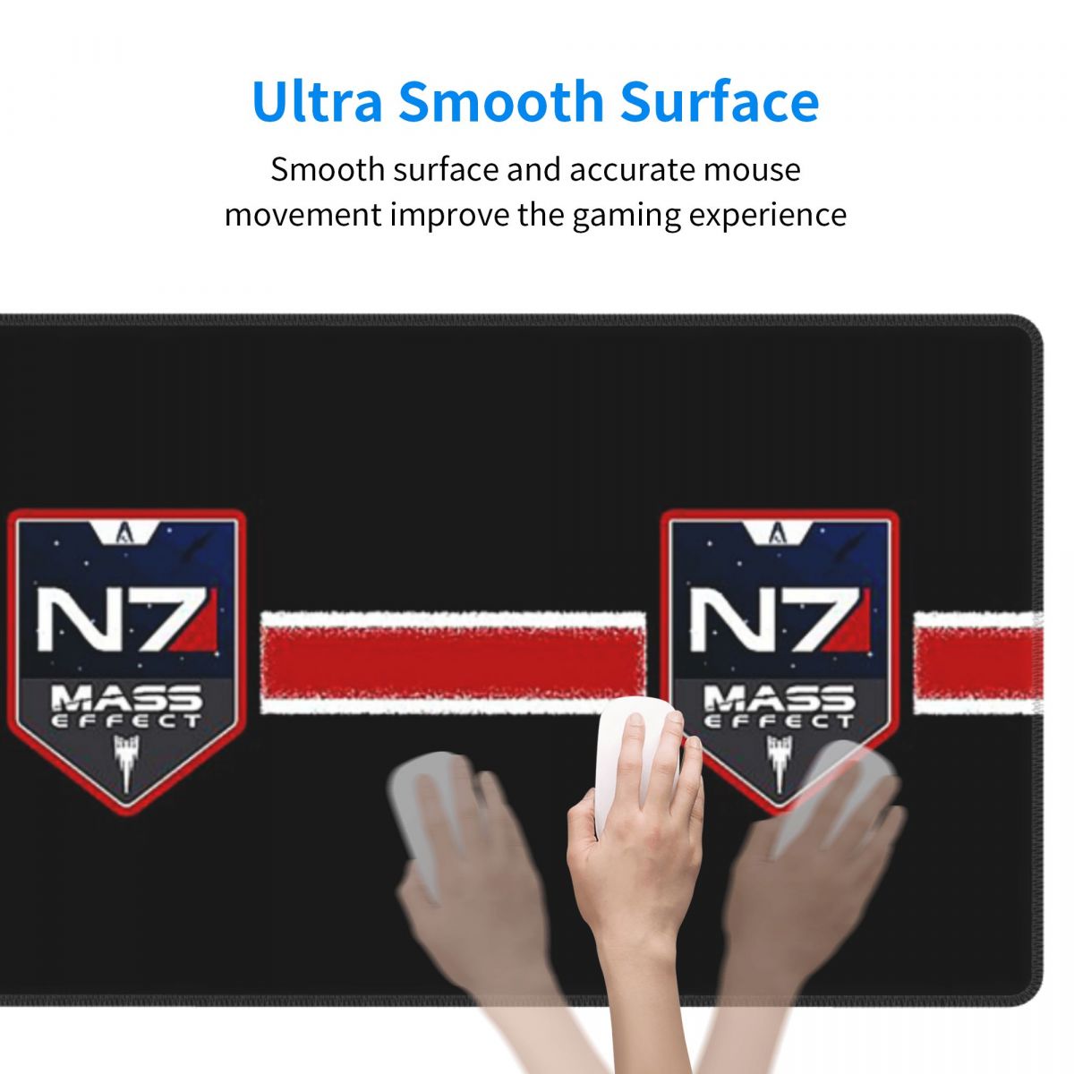 แผ่นรองเมาส์ขนาดใหญ่ N7 รุ่นให - Pc Gaming Icon บทวิจารณ์และราคา