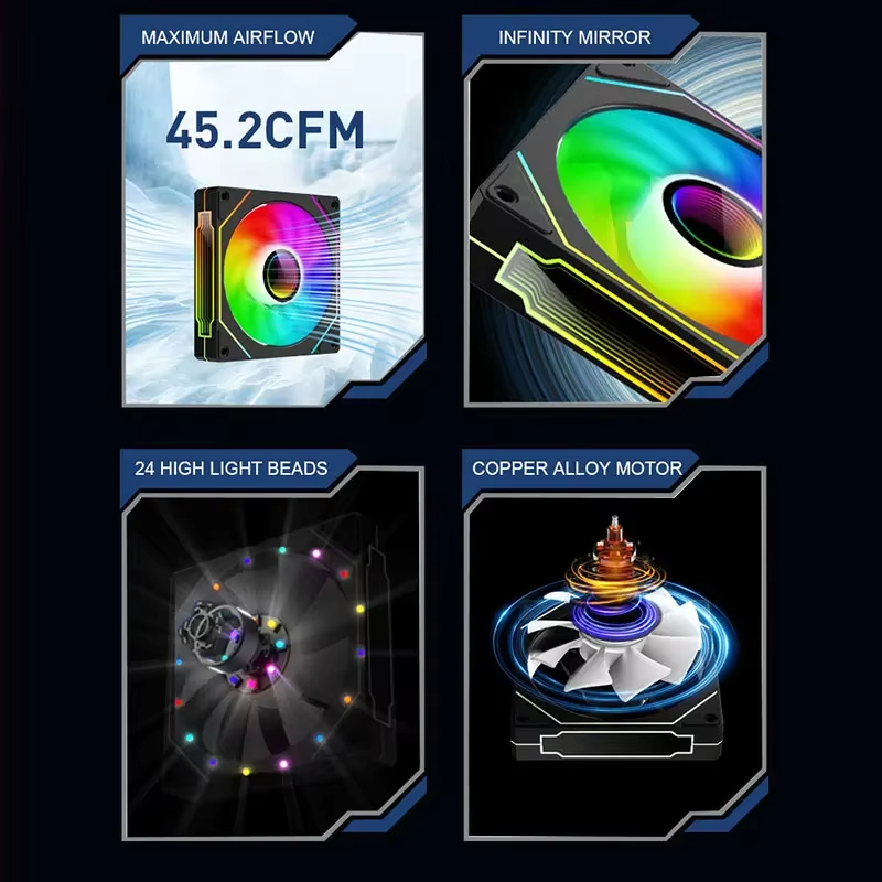 พัดลมเคส PRISM 4 PRO ขนาด 120  - Pc Gaming Ff บทวิจารณ์และราคา