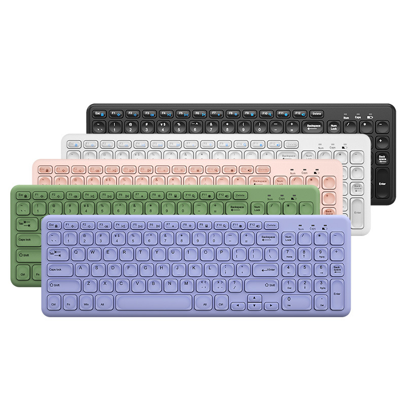 แฟชั่นคีย์บอร์ดไร้สายและเมาส์  - Pc Gaming Pink บทวิจารณ์และราคา