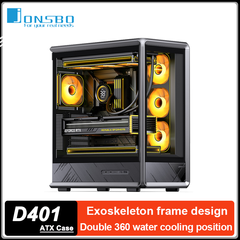 เคสคอมพิวเตอร์ JONSBO D401 ATX - Pc Gaming Jonsbo บทวิจารณ์และราคา