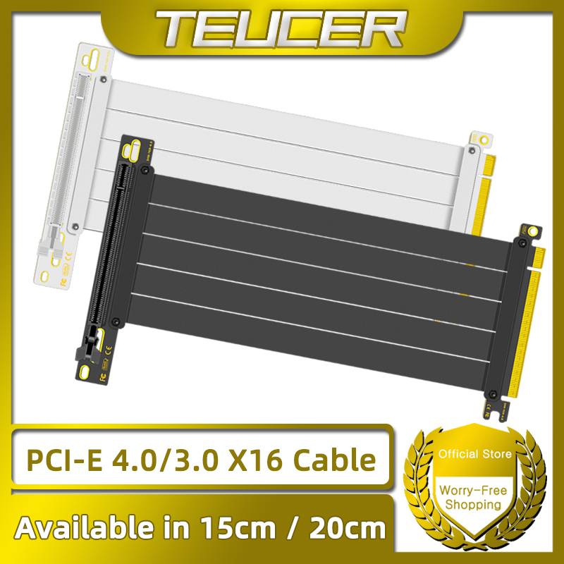 TEUCER PCI-E 4.0 X16 Riser Cab - Pcie Riser Cable บทวิจารณ์และราคา