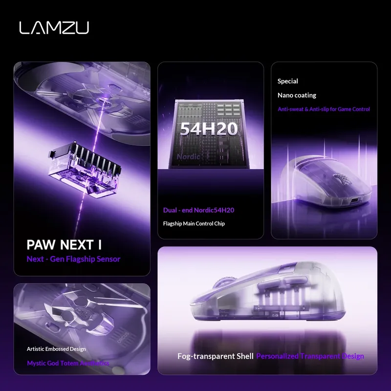 เมาส์เกมมิ่งไร้สาย NEW LAMZU O - Wireless Gaming Mouse บทวิจารณ์และราคา
