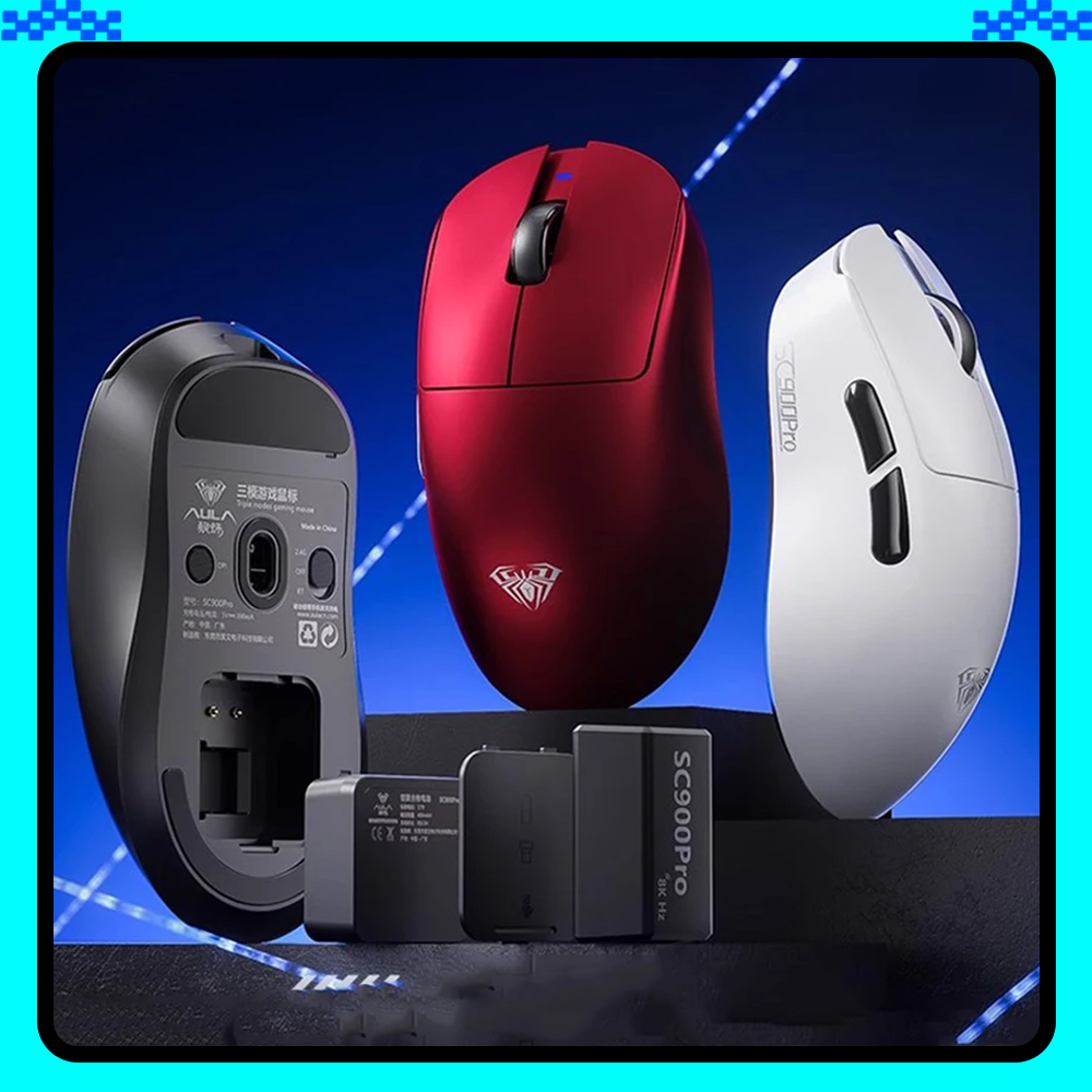 AULA SC900 เมาส์เมาส์ Paw3950  - Wireless Gaming Mouse บทวิจารณ์และราคา