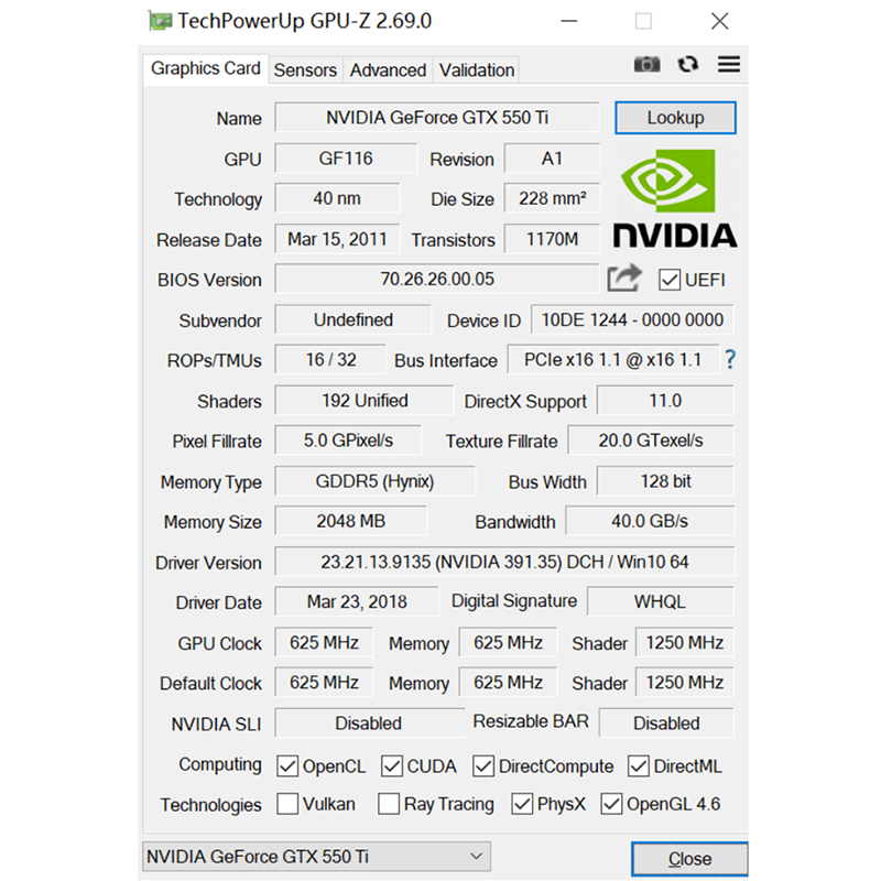 SOYO GTX 550TI GDDR5 กราฟิกการ - Pc Gaming Ff บทวิจารณ์และราคา