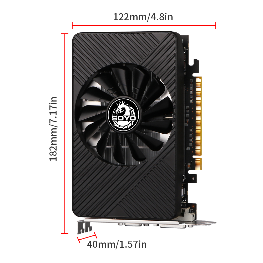 SOYO GTX 550TI GDDR5 กราฟิกการ - Pc Gaming Ff บทวิจารณ์และราคา