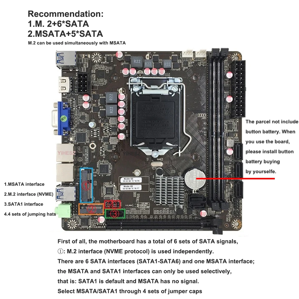 B365 มินิ-ITX เมนบอร์ด LGA 115 - Pc Gaming Ff บทวิจารณ์และราคา