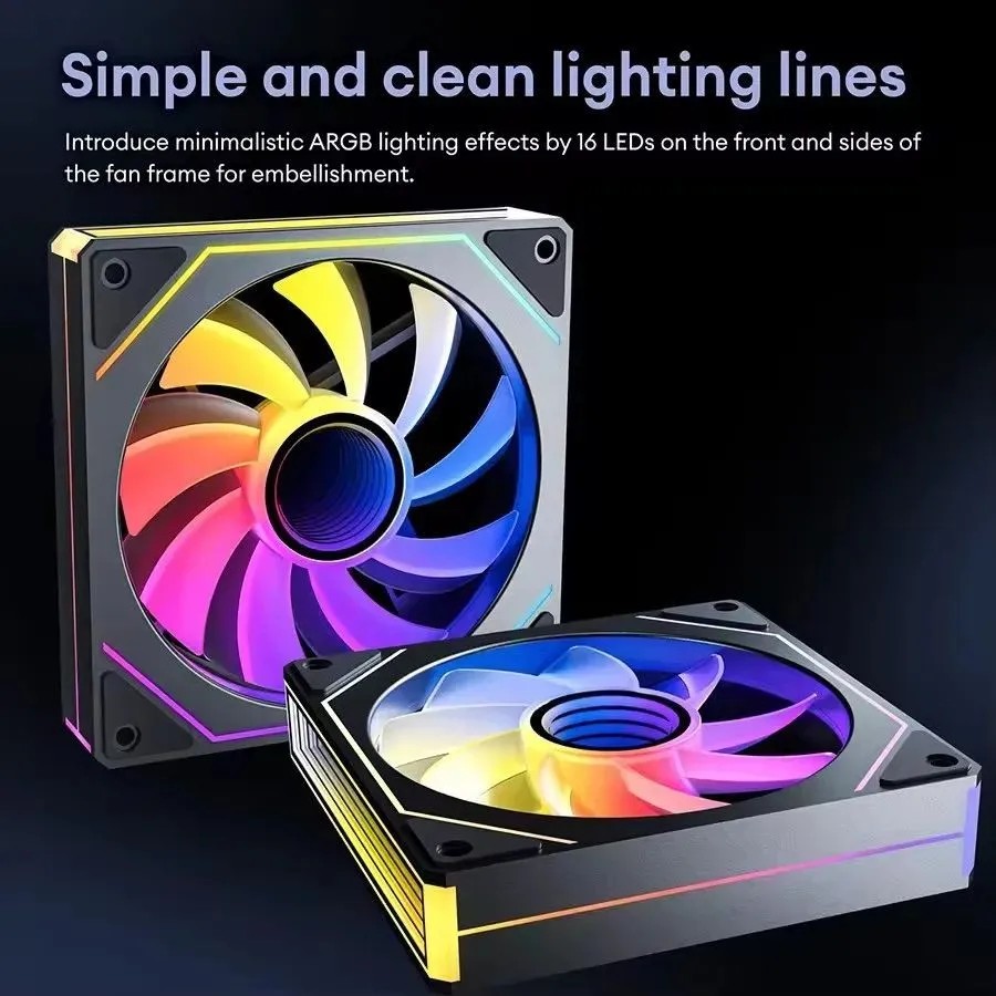 พัดลมเคสคอมพิวเตอร์ LDPCSJ Pri - Argb Case Fan บทวิจารณ์และราคา