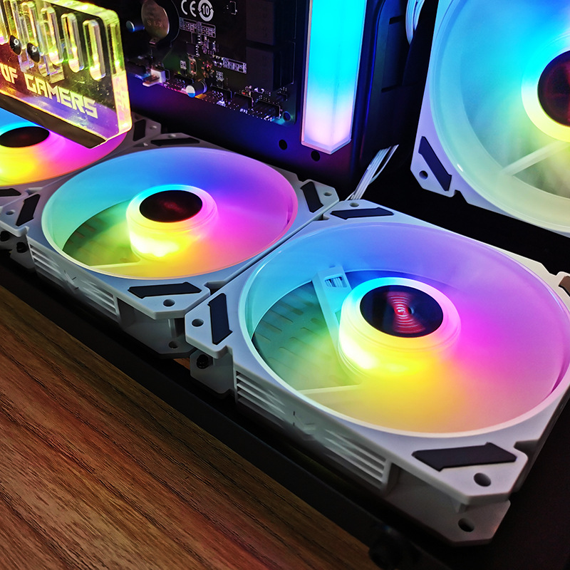 พัดลมเคส ARGB ขนาด 120 มม. 5V  - Pc Gaming Ff บทวิจารณ์และราคา