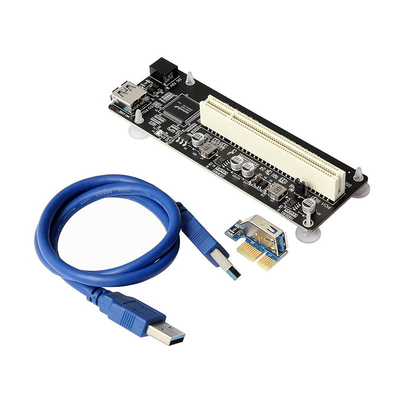 PCI E PCI-E PCI Express X1 PCI - Pcie Riser Cable บทวิจารณ์และราคา