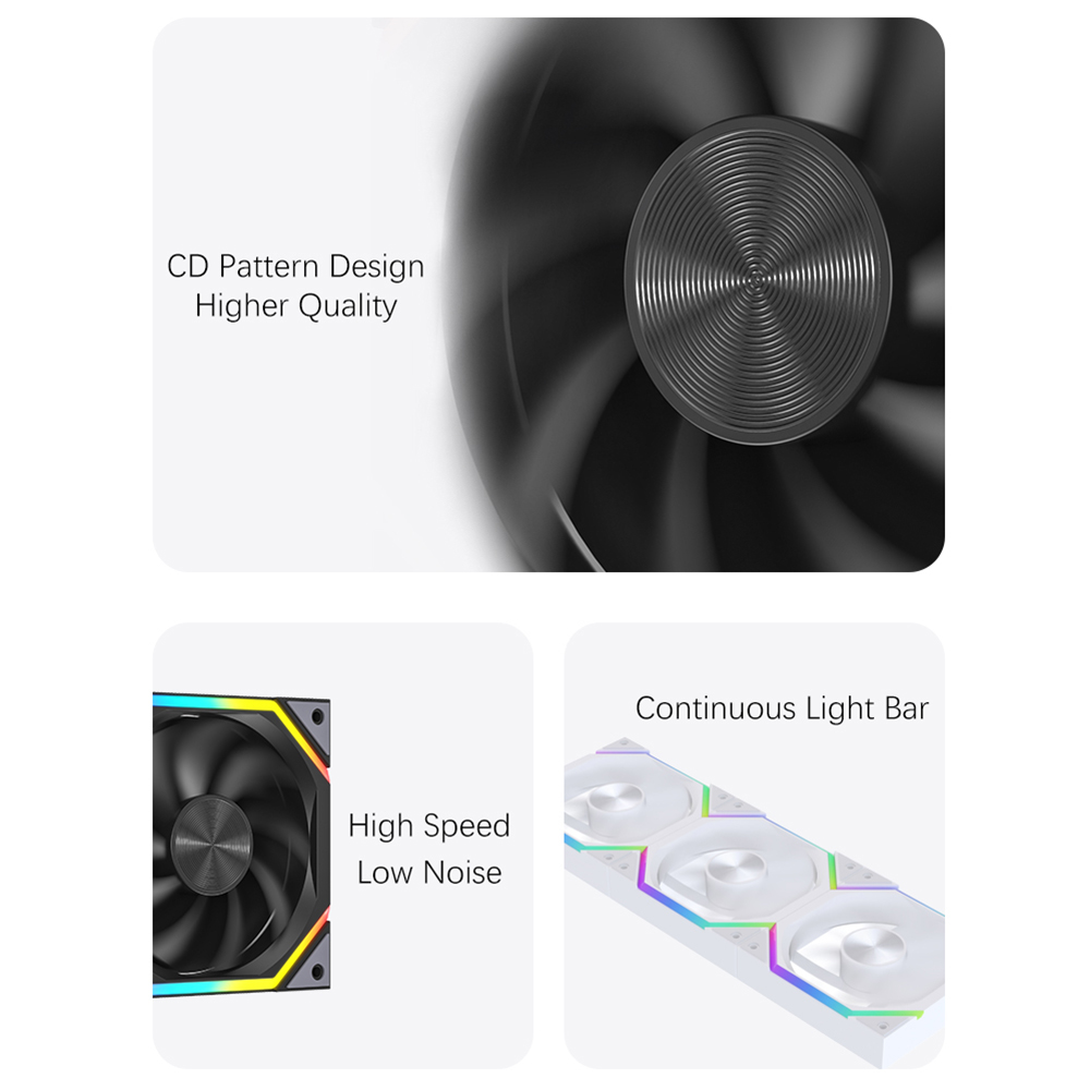 พัดลม ARGB 120 มม. ดีไซน์ Infi - Argb Case Fan บทวิจารณ์และราคา
