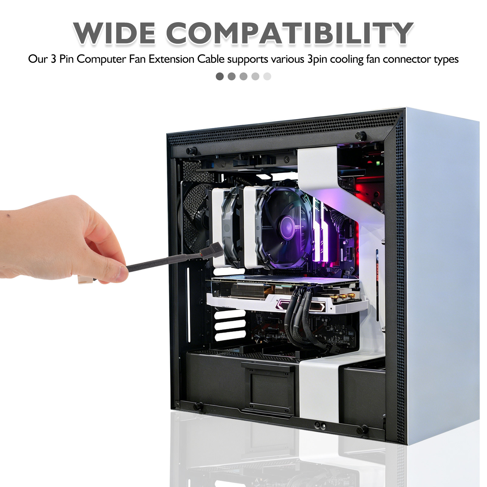 สายต่อพัดลมคอมพิวเตอร์ 3 พิน 5 - Pc Gaming Ff บทวิจารณ์และราคา